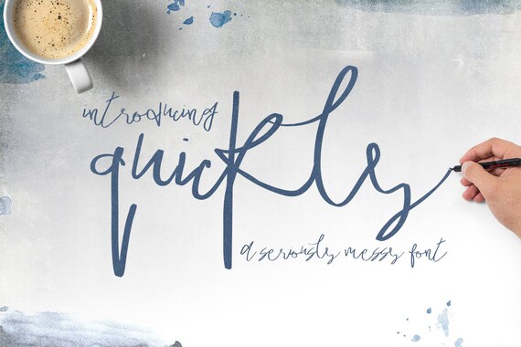 Calligraphy Font, Modern Calligraphy, Digital Fonts, Wedding Font, Invitation Font, Script Font, Digital Download, Quickly