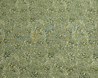 Elements-Green Cotton Fabric from Henry Glass