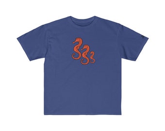 Kids Retail Fit Tee Animals Seahorse Colored Print