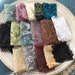 ZS-06 Over 250g Embroidered Mesh Fabric Scrap Packs/Great for Textile Art, Collages, Junk Journal, Scrapbooking, Doll Crafts etc.
