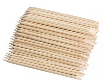 10 pcs Wooden Nail Cuticle Pusher Tool Nail Art Manicure Professional Edge Decoration Pen Tool For All Type Of Nails
