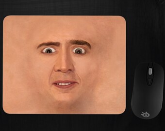 Cage Face Floor Mat / Doormat Nicolas Cage Parody Meme