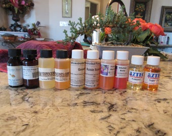 OVERSTOCK 1-oz Quality Fragrance Oil Supplies for Candles or Soaps Total 10 as a Bulk 1.25 Each Plus Shipping