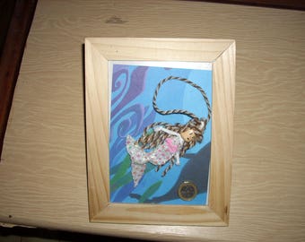 Mini fabric Mermaid doll