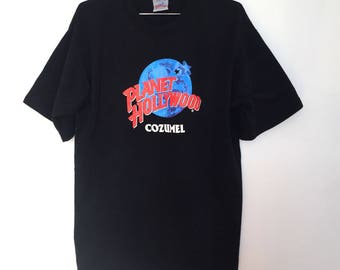 Vintage 90's Planet Hollywood Cozumel Graphic Tee