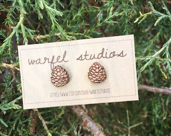 Pine Cone Studs