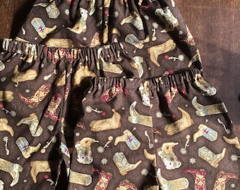 Short de botte de cowboy de garçons