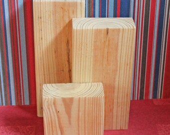 unpainted wooden blocks