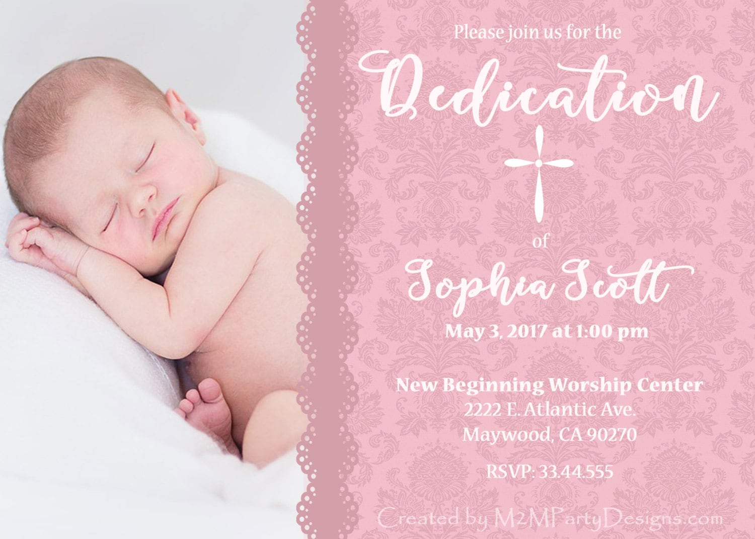 How Do I Write A Child Dedication Invitation