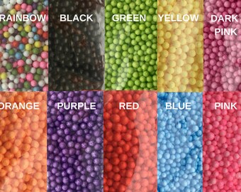 Jumbo Styrofoam Balls XL Bag 7mm 8mm 9mm Polystyrene Filler Foam Ball Beads Floam DIY Slime Crunchy Arts Crafts Supplies Styrafoam Beeds XL