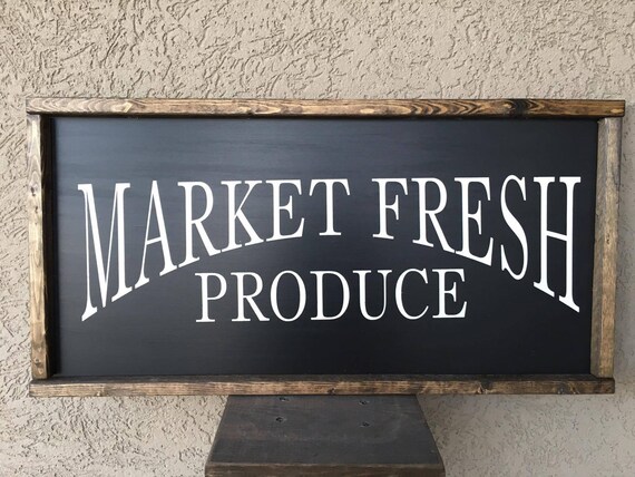 Market Fresh Produce Farm Sign