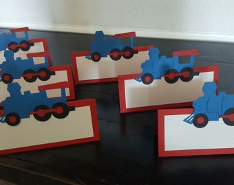 Choo Choo Train Food Place Cards