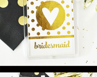 Bridesmaid Luggage Tags Personalized Luggage Tags Custom Luggage Tag Monogram Luggage Tags Monogram Gift Ideas for Women (EB3112FW) set of 4