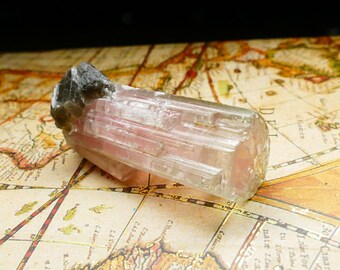 15.9 gr Pink Tourmaline Crystal - Natural Terminated Rubellite Tourmaline Specimen