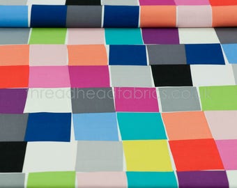 Paint Chips in Bright from Chroma by Mark Hordyszynski for Michael Miller Fabrics: Quilting Sewing Crafts by the Half Metre OOP