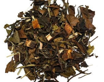 PEACHY LEMON LIZ - Loose Leaf Tea - Top Selling Flavored Tea - Tea Sampler - 10g - 25g -50g