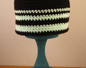 Black and Mint stripe 2-4 years