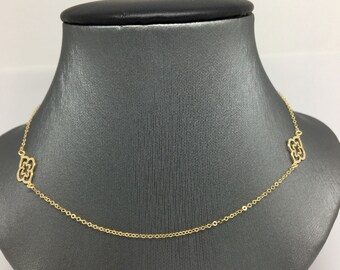 14K Yellow Gold Long Necklace