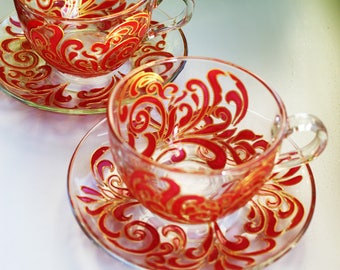 Tea Set for 2 persons Cheap Tea Cups and Saucers Fancy Tea Tea Set for 2 persons Cheap Tea Cups and Saucers Fancy Tea