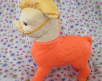 Edward Mobley, The Sun Rubber Company., Donkey, prototype, rubber squeak toy 1961