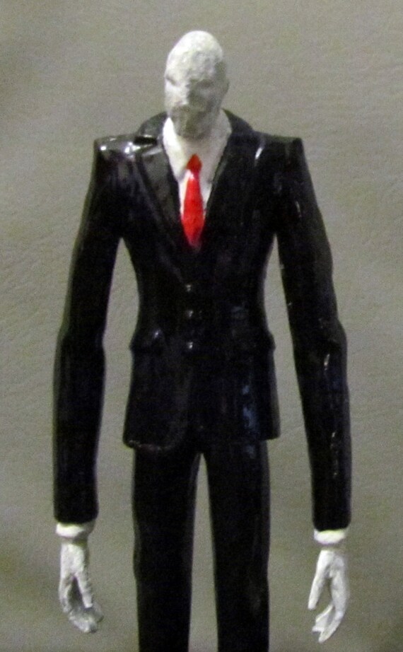 Slenderman Video Game Statue Horror Figure Custom Slender