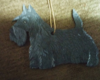 Scottish terrier dog ornament custom