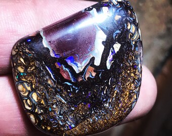 Beautiful koroit boulder opal freeform
