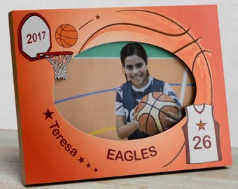 Basketball Picture Frame, Personalized Basketball Picture Frame, Kids Sports Picture Frame, Kids Basketball Frame, Sports Picture Frame