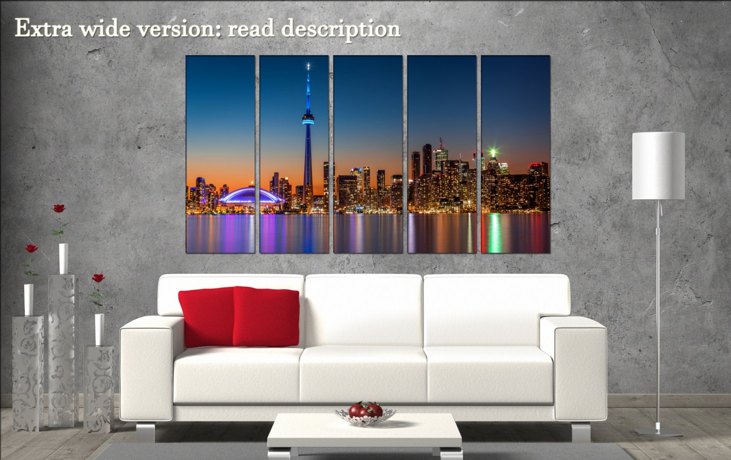  Toronto  skyline canvas Toronto  skyline wall  decoration  