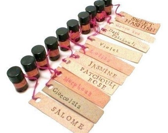 Deluxe Perfume Oil Sample Set by Scent by the Sea - A Bouquet of Lovelies