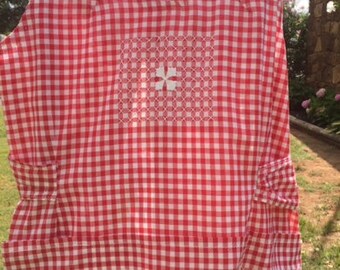Gingham Vintage Apron