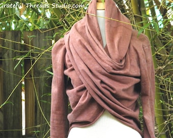 The Meditation Wrap in organic hemp jersey. Made to order.