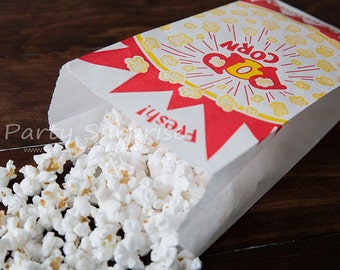 Popcorn Bags, Mini popcorn bags, Carnival Fairs Party Popcorn Bags, Food bags