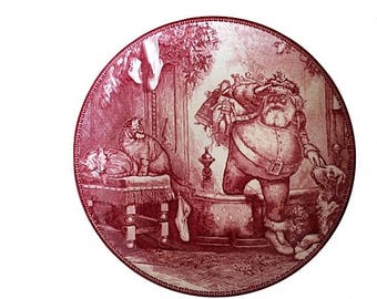 Wedgwood Father Christmas, Father Christmas Plate, Rare Wedgwood, Santa Plate, Vintage Santa, Christmas Plate, Christmas China, Sonoma China