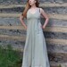Alice Long Sundress, Organic Cotton Jersey Summer Dress, Four Panel Eco Friendly Dress