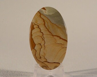 Cripple Creek Jasper Cabochon. Handcrafted USA. Natural Gemstone.