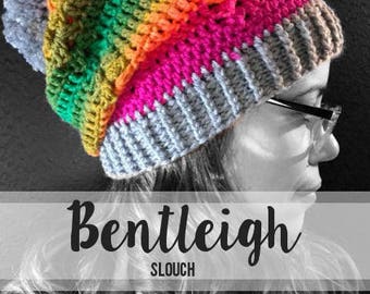 Crochet Pattern // Bentleigh Slouch // Easy