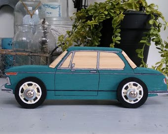 Child room wooden classic car model