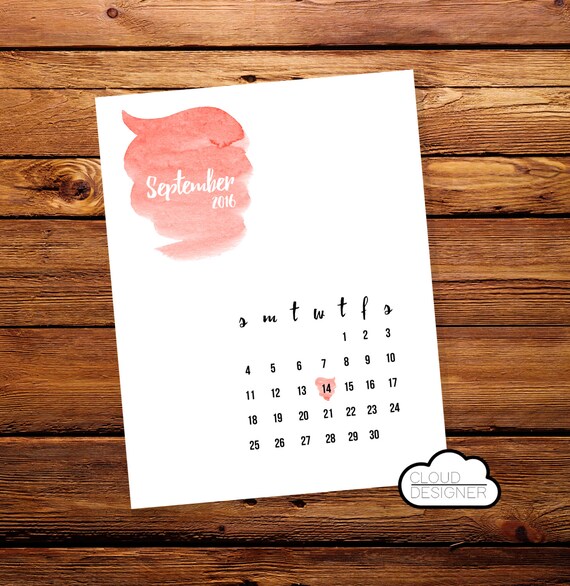 Pregnancy Announcement Calendar // Printable // Custom