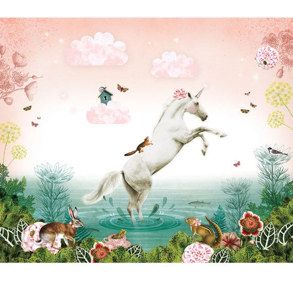 Wallpaper Unicorn Kids Wall Mural