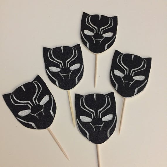 black-panther-cupcake-toppers-marvel-avengers
