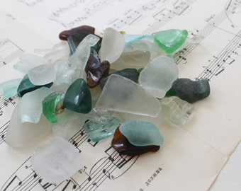 SALE Sea Glass 43 different shape Small Medium Big Sea Glass Wedding Beach Glass Beach Wedding sea glass beach glass bulk sea glass