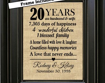 20th anniversary | Etsy