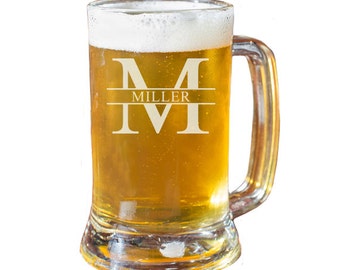 Personalized Beer Mug, Custom Beer Mug, Engraved Beer Mug, Groomsmen Beer Mug, Gift for Groomsmen, Husband Gift, Boyfriend Gift
