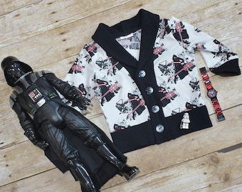 Star Wars Inspired Grandpa Cardigan