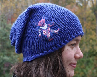 Grateful Dead Dancing Bear Slouchy Beanie,Various Colors
