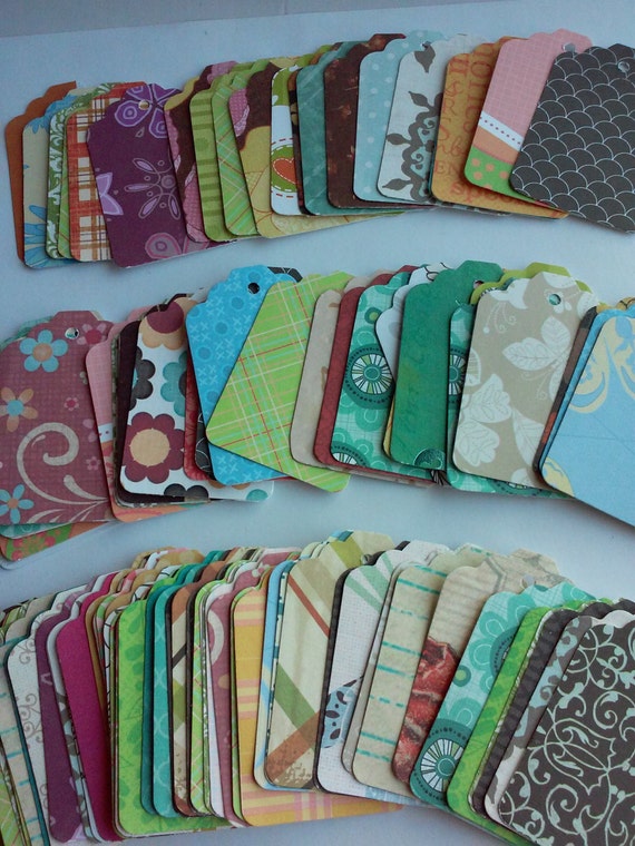 Variety gift tags Bulk gift tags Scrapbooking tags Price