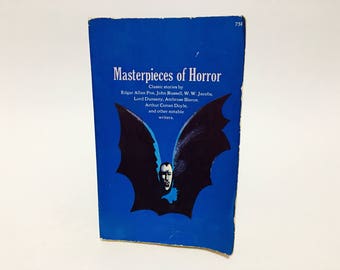 Vintage Horror Book Masterpieces of Horror 1966 Paperback Anthology