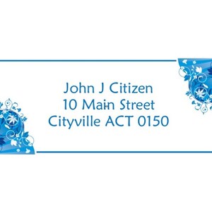 seasonal address labels