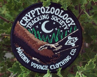 Cryptozoology Tracking Society: Friends of Cryptid Wildlife Patch (Glow in the Dark)